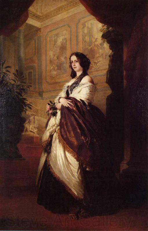 Franz Xaver Winterhalter , Harriet Howard, Duchess of Sutherland Germany oil painting art